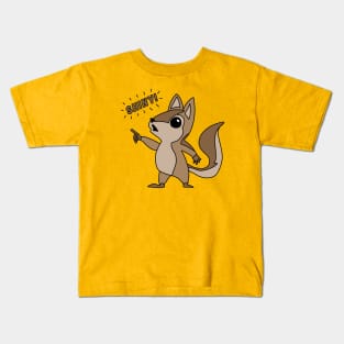 Cute Squirrel - Shiny Kids T-Shirt